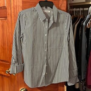 NWT Reformation striped button down shirt